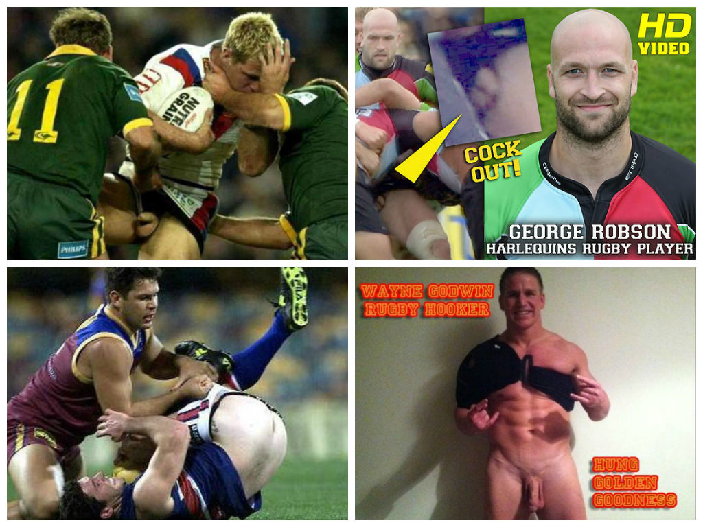 Naked Rugby Players