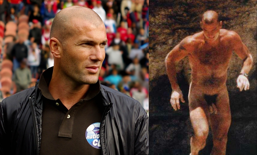 Zinedine Zidane Nude